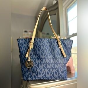 Michael Kors Large Charlotte Logo Tote Bag